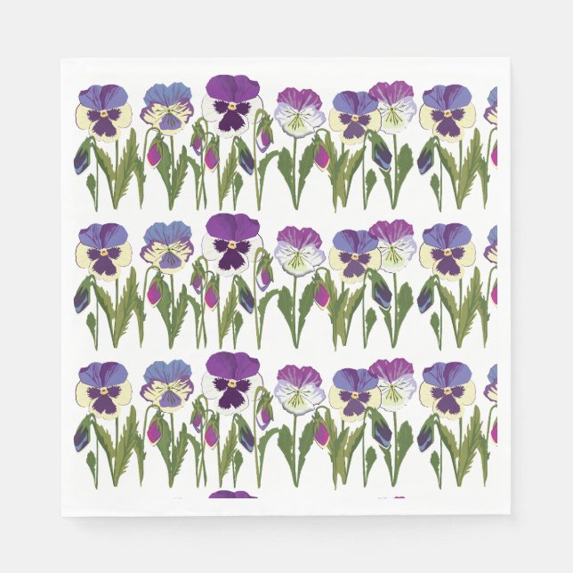 Viola Serviete  Serviette (Vorderseite)