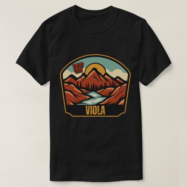 Viola, T - Shirt Arkansas (Design vorne)
