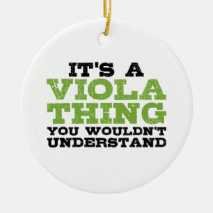 Viola Thing Keramik Ornament