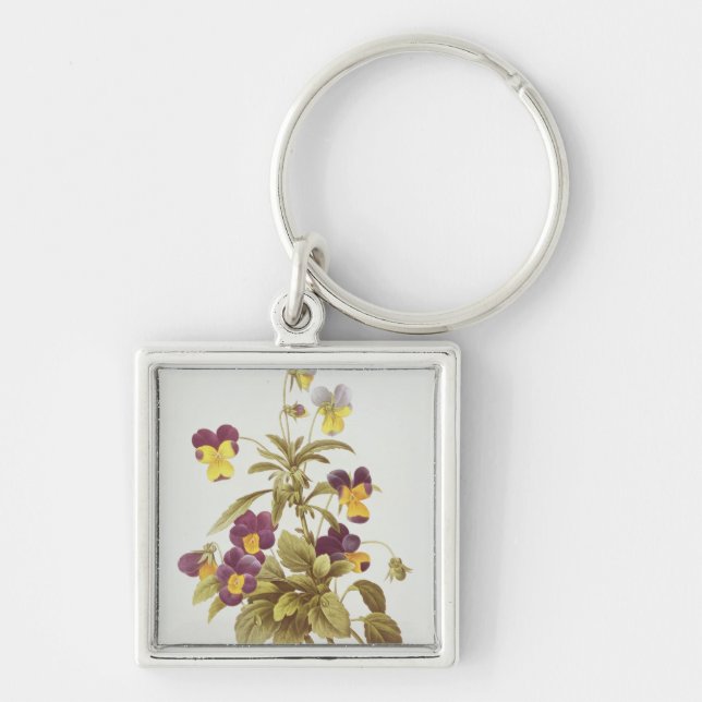 Viola Tricolour Schlüsselanhänger (Vorne)