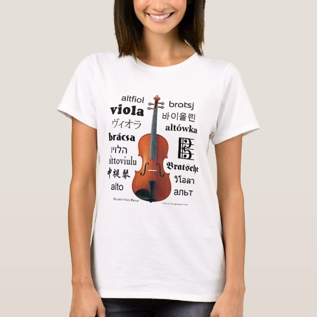 Viola-Übersetzungen T-Shirt (Vorderseite)