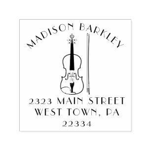 Viola Violin Music Teacher Musiker Permastempel