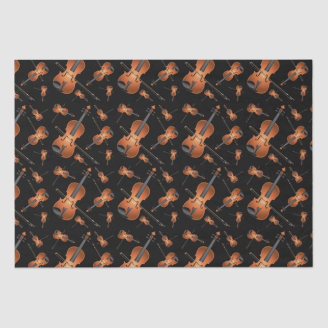 Viola Violin Music Teacher Seidenpapier (Vorderseite)