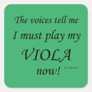 Viola Voices sagt, muss Square Sticker spielen