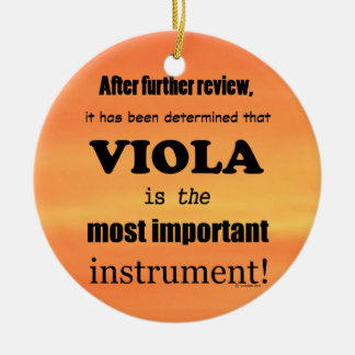 Viola wichtigstes Instrument Keramik Ornament