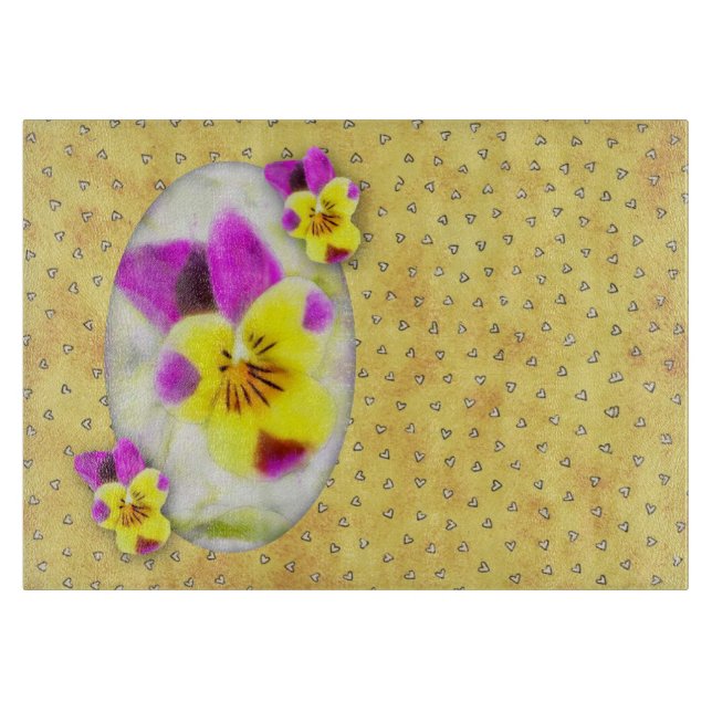 Violas Cutting Board Schneidebrett (Vorderseite)