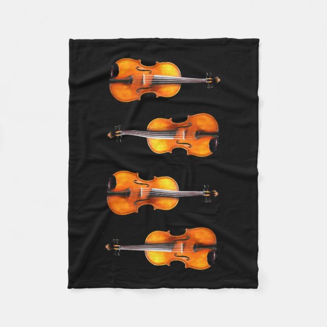 Violas Fleece Blanket (Vorderseite)