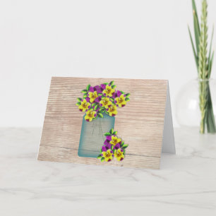 Violas Large Schriftart Ostercard Feiertagskarte