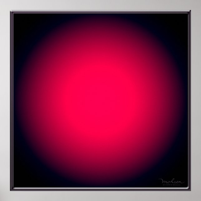 Violent Red Ball Poster (Vorne)