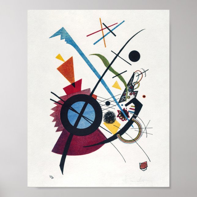Violet(1923) Wasily Kandinsky Poster (Vorne)