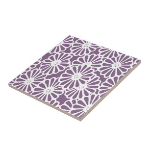 Violet Asian Moods Floral Fliese