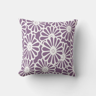 Violet Asian Moods Floral Kissen