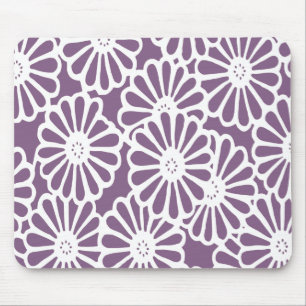 Violet Asian Moods Floral Mousepad