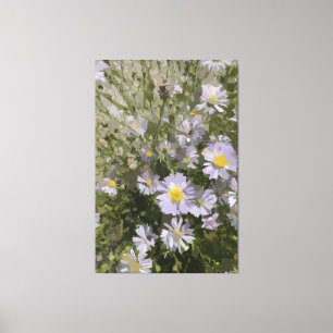 Violet Asters Leinwanddruck