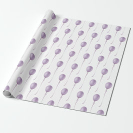 Violet balloon Gift Wrapping Paper - Cadeaupapier Geschenkpapier