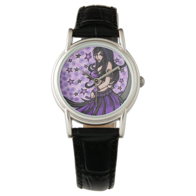 Violet Belly Dancer  Armbanduhr (Vorderseite)