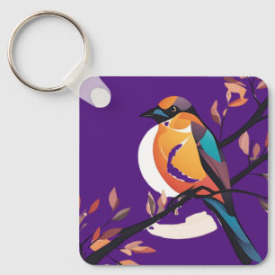 Violet Birdie Pendant Schlüsselanhänger