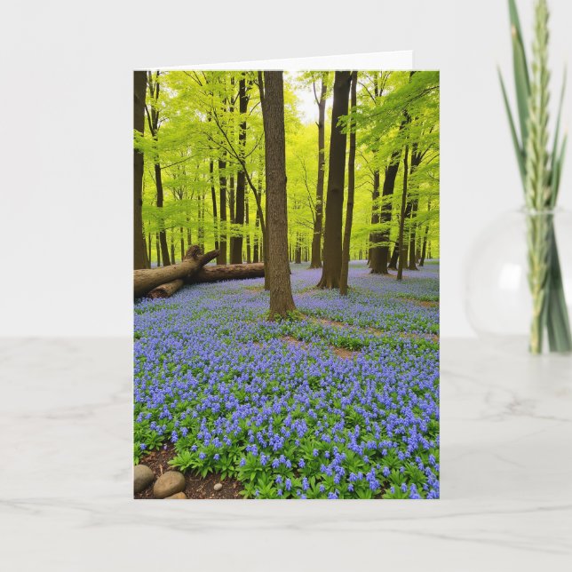 Violet Bloom Muttertagskarte Karte (Vorderseite)