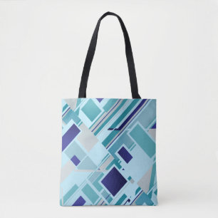 Violet-Blue Aquamarin Gray Aqua Slanted MCM Design