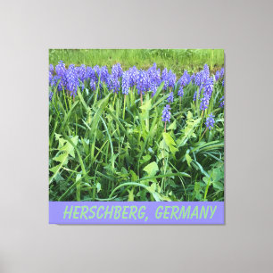 Violet Bluebell Leinwanddruck