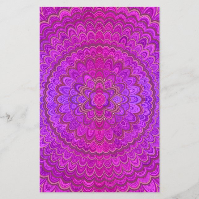 Violet Blume Mandala Flyer (Vorne)