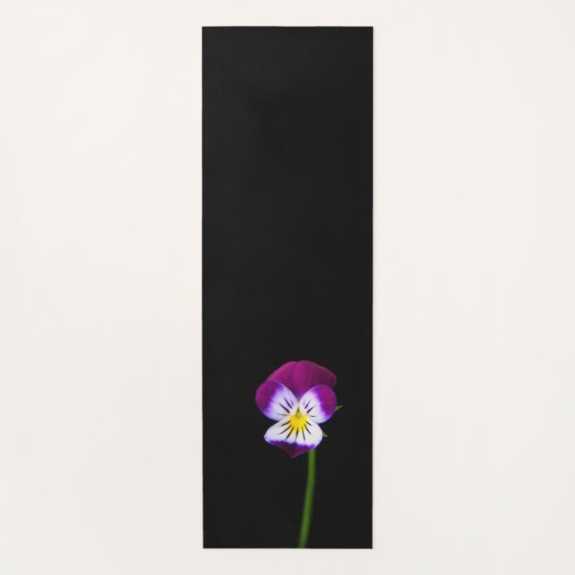 Violet Blume ymcna Yogamatte (Vorderseite)