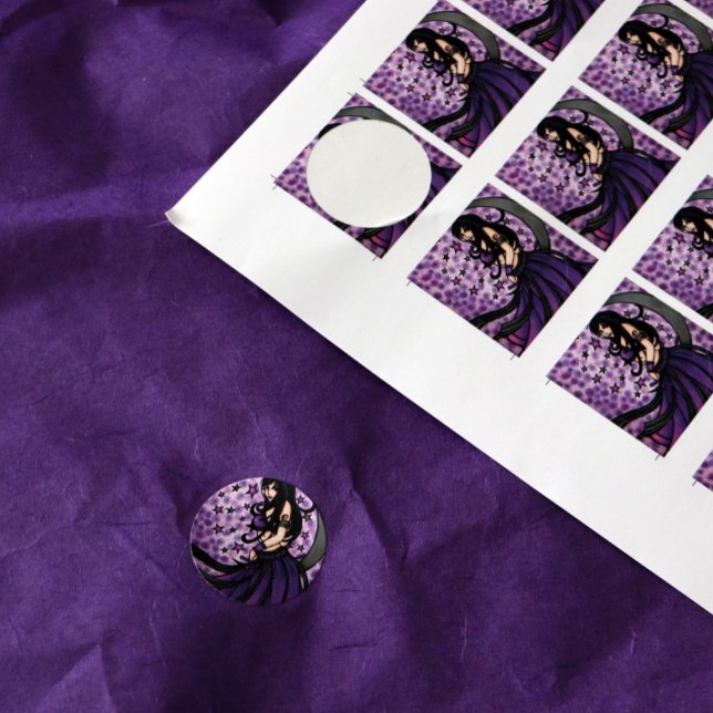 Violet Bly Dancer Runder Aufkleber (Von Creator hochgeladen)