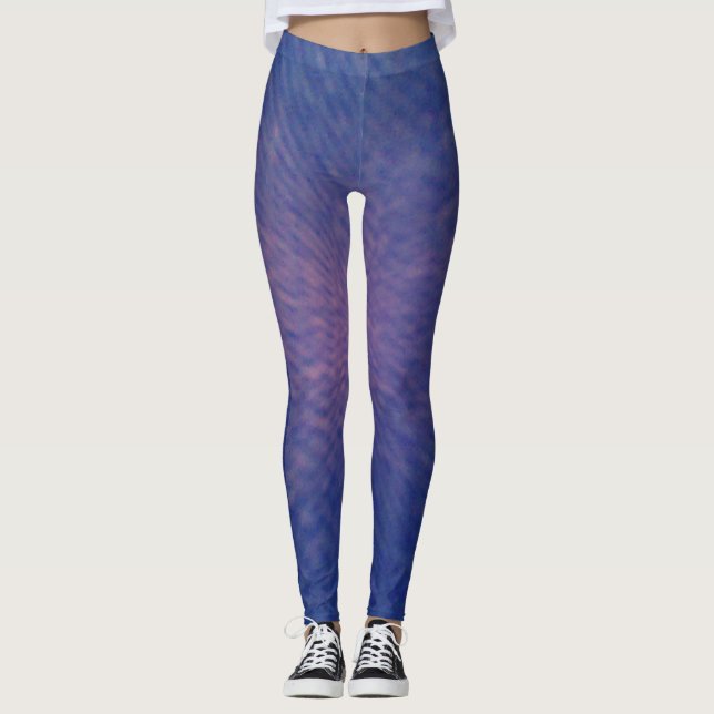 Violet Burst Leggings (Vorderseite)
