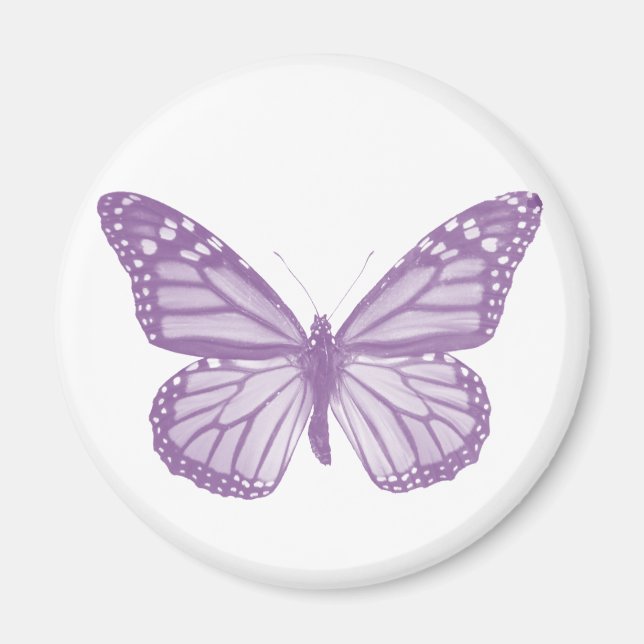 Violet Butterfly Magnet (Vorne)