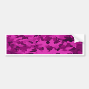 Violet Camouflage Pattern Autoaufkleber