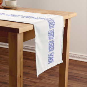 VIOLET CELTIC KNOT Table Runner Kurzer Tischläufer