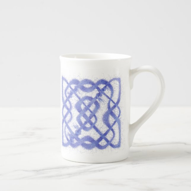 VIOLET CELTIC TASSE Knochen China Tasse (Rechts)