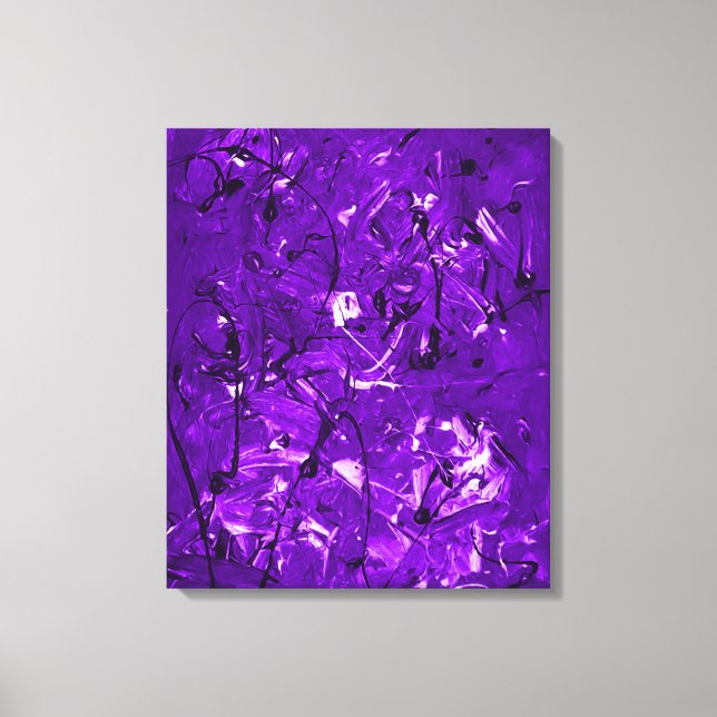 Violet Chaos Leinwanddruck (Vorderseite)