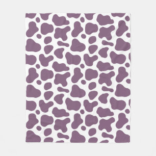 Violet Cow Fleecedecke