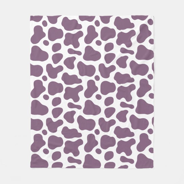 Violet Cow Fleecedecke (Vorderseite)