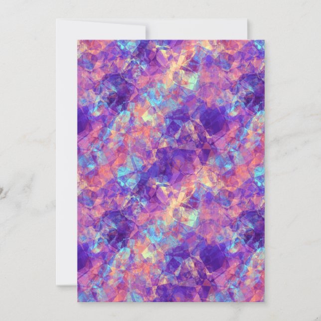 Violet Crumpled Textur (Vorderseite)