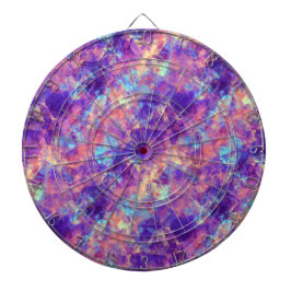 Violet Crumpled Textur Dartscheibe