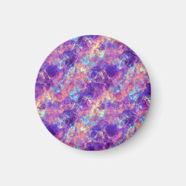 Violet Crumpled Textur Magnet
