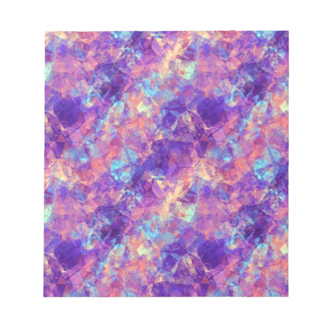 Violet Crumpled Textur Notizblock (Vorderseite)