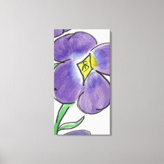 "Violet" D.C.B.-2022 Leinwanddruck (Vorderseite)