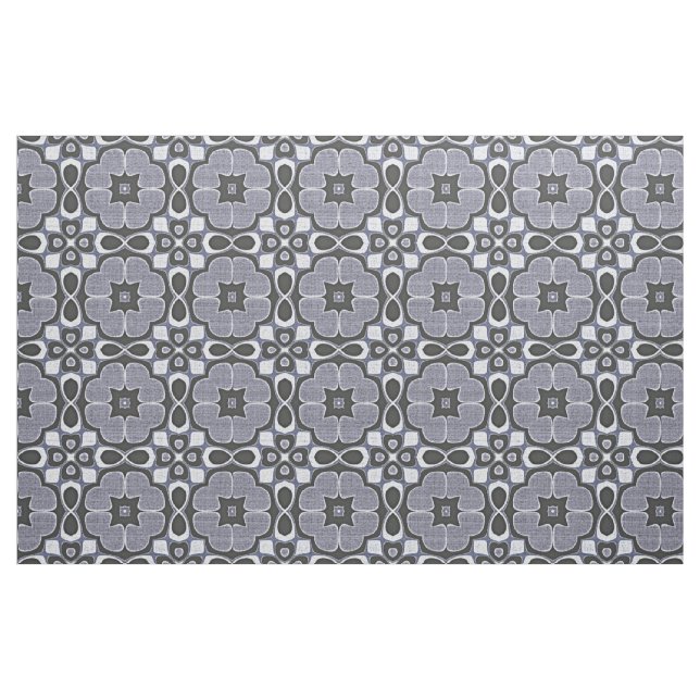 Violet Dark Blue Nouveau Deko Bali Batik Muster Stoff (Fat Quarter (45,7 x 55,9 cm))