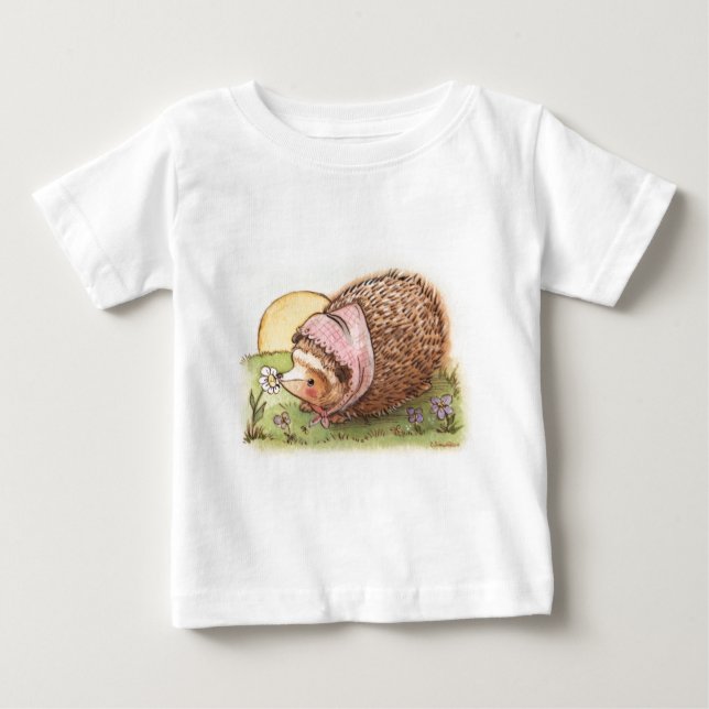 Violet den Igel Baby T-shirt (Vorderseite)
