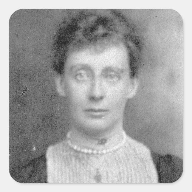 Violet Dickinson Quadratischer Aufkleber (Vorderseite)