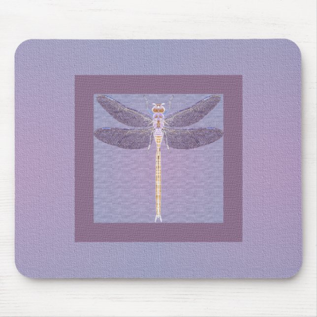 Violet Dragonfly Mousepad (Vorne)