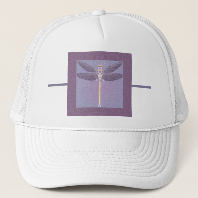 Violet Dragonfly Truckerkappe (Vorderseite)