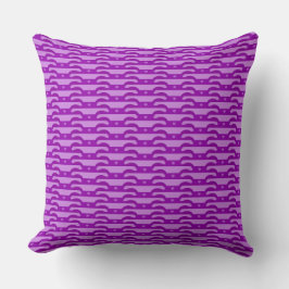 Violet Dreams-Dark & Light Purple Throw Pillow Kissen