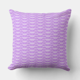 Violet Dreams-Light Purple Throw Pillow Kissen