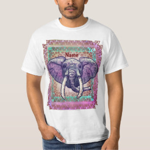 Violet Elephant T - Shirt