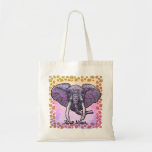 Violet Elephant Tragetasche