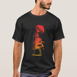 Violet Evergarden Sunset Siluet Anime Fan Art T-Shirt